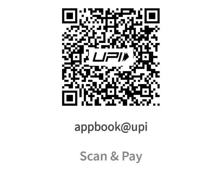 QR Code AppBook UPI